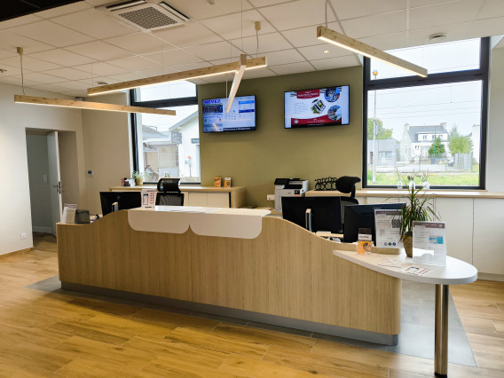 Affichage dynamique à la gare de Rosporden