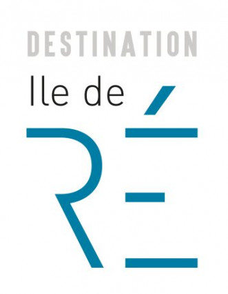 Logo destination ile de re sur fond blanc 357x460