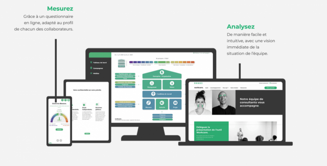 Workcare : l'application de mesure de la qualité de vie au travail