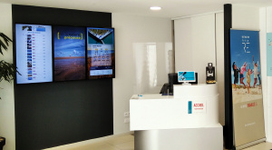 Affichage numérique office de tourisme Ile de Ré