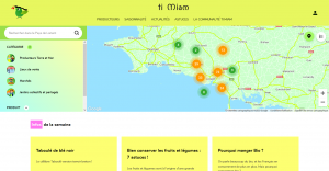 Ti Miam carte des producteurs locaux