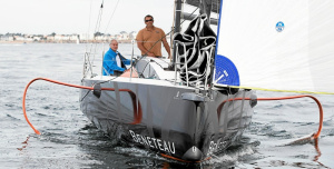 Yann Livory, ici à bord du Figaro 3