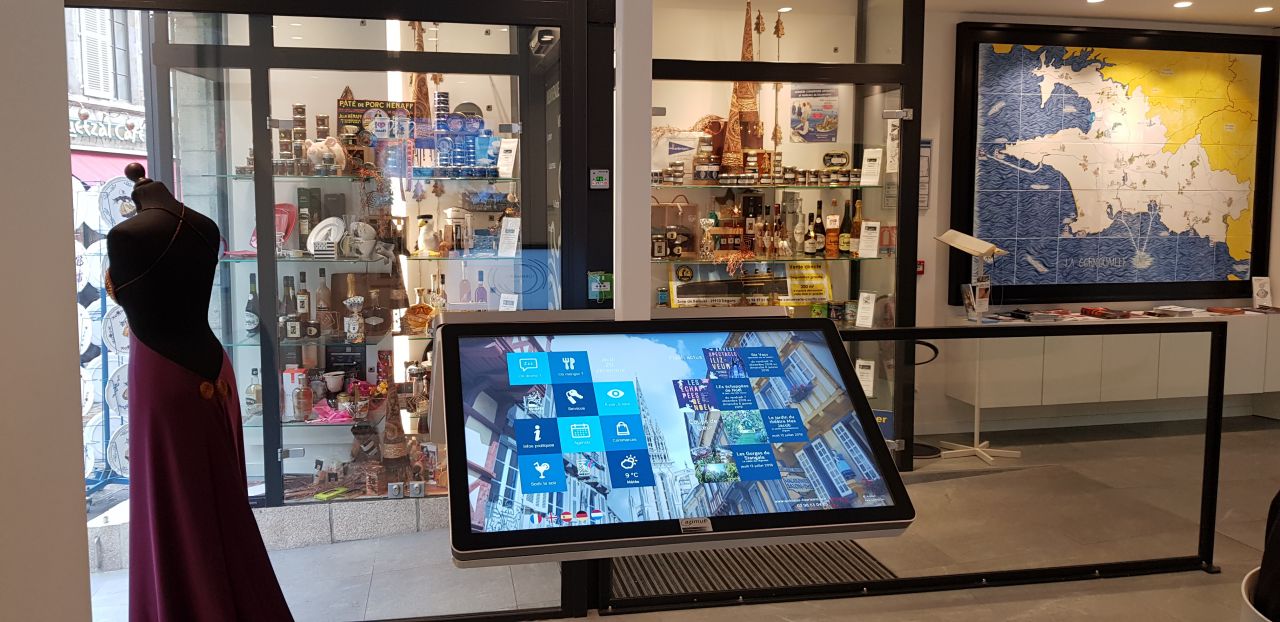 Entrée de l'office de tourisme de Quimper