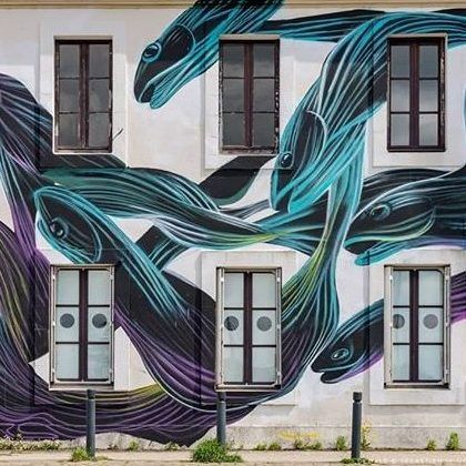 Oeuvre du collectif Dédale à Vannes