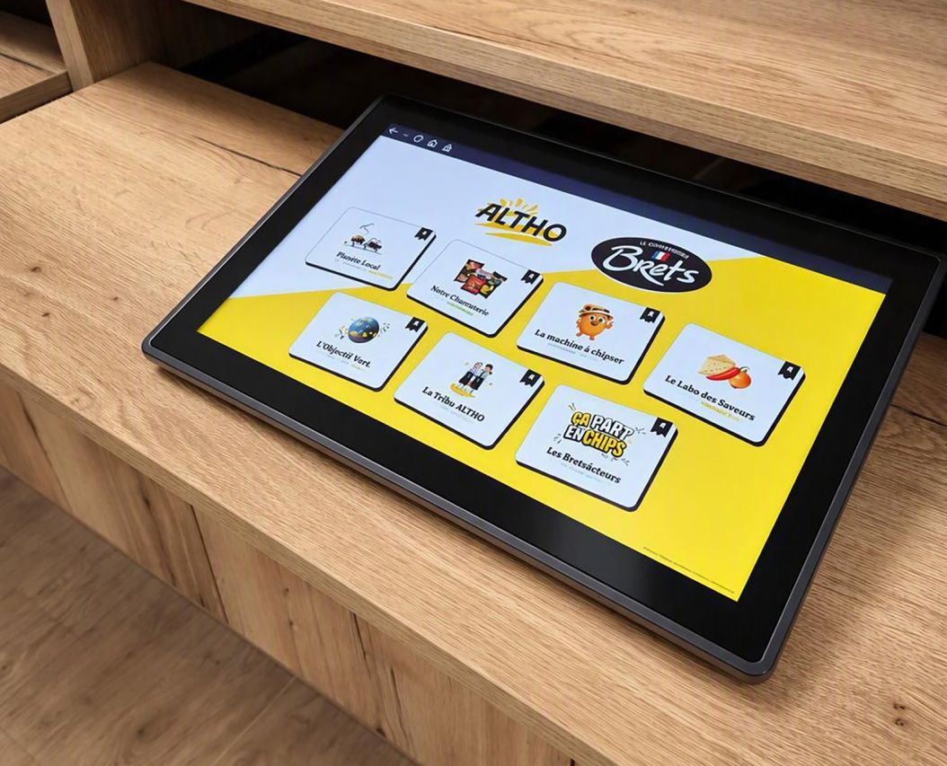 Tablette tactile chez Bret's