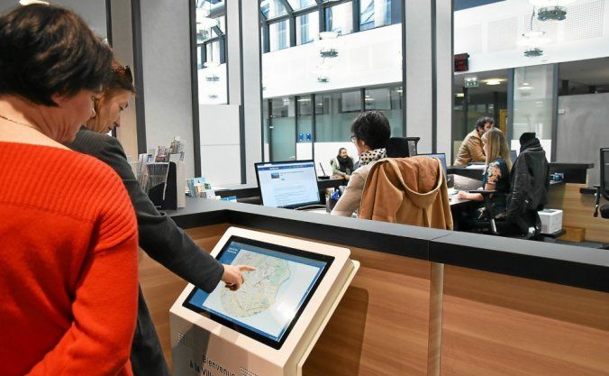 L accueil de la mairie de lorient