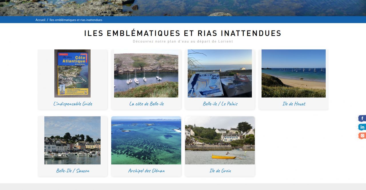 Screenshot 2021 01 22 Navigation croisière en Bretagne sud   Iloria Bretagne