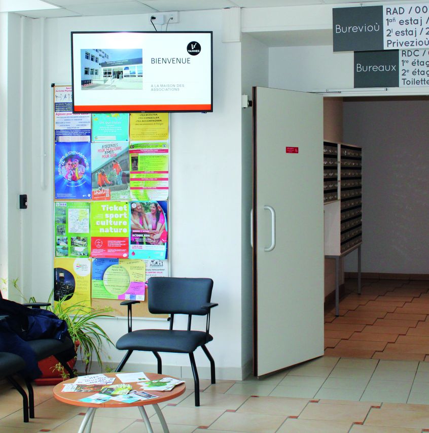 Ecrans d'affichage dynamique Ville de Vannes